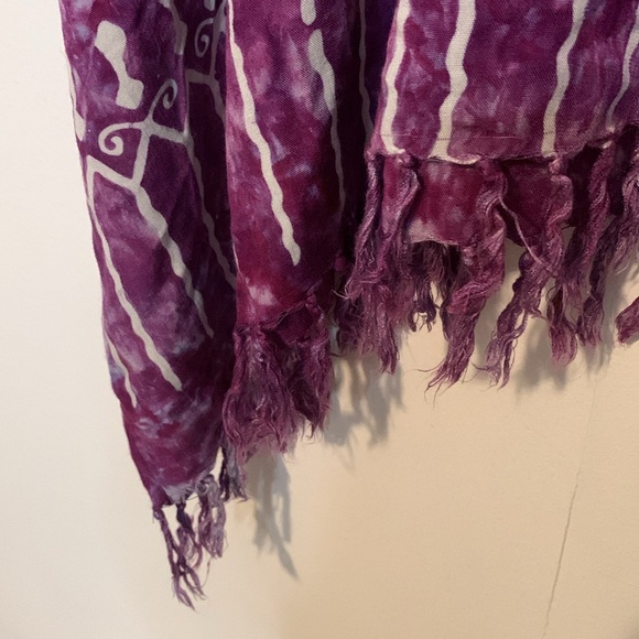 Women’s Fringed  Coverup - Picture 5 of 5